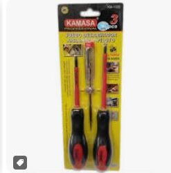Juego de desarmador aislante y piloto X 3PCS KAMASA