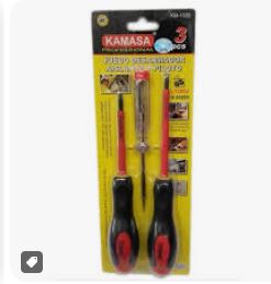 Juego de desarmador aislante y piloto X 3PCS KAMASA