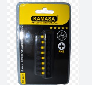 Juego de Puntas de Impacto PZ 1, 2, 3 , 4 KAMASA