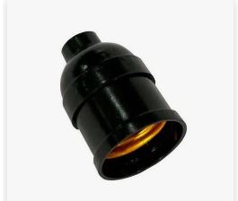 Socket Baquelita NEGRO EPEM / Soquet Colgante PESADO
