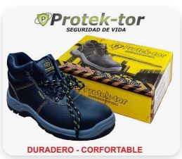 Zapato Cuero Punta de Acero Modelo FALCON PROTEk - TOR - T 39