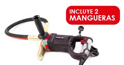 vibrador de concreto / cemento 960w 35mm MAKUTE CV001 2 Mangueras