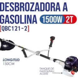 Desbrozadora a Gasolina 1500w 2 Tiempos 9000 rpm 2HP MAKUTE