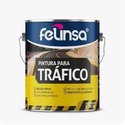 Pintura Esmalte TRAFICO FELINSA 1 galon - Blanco