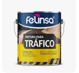 Pintura Esmalte TRAFICO FELINSA 1 galon - Amarillo