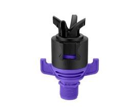 Aspersor de riego Angulo Alto 3/4” PURPURA + Acople