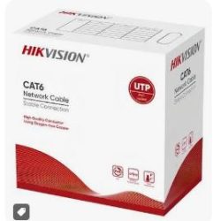 Cable de Internet CAT6 GRIS HIKVISION INTERIOR COBRE