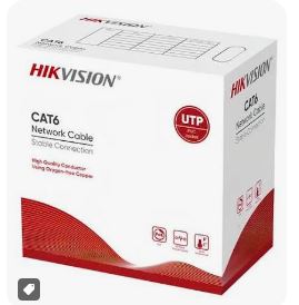 Cable de Internet CAT6 GRIS HIKVISION INTERIOR COBRE