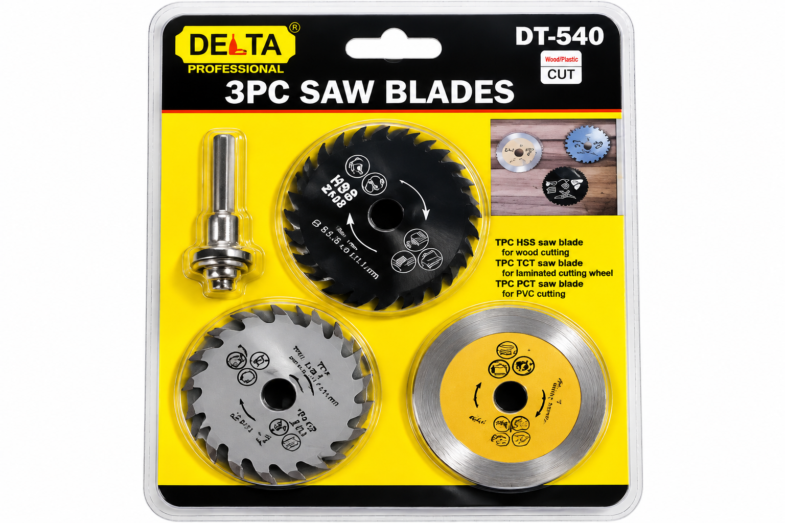 Mini Discos Mixto X 4PCS DELTA