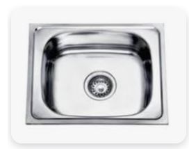 lavadero de acero para cocina poza sola 50 x 40 TOSISAC