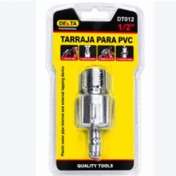 Tarraja para PVC 1/2 DELTA - macho y hembra para tubo