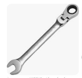 Llave Mixta Combinada tipo RATCHET Cabeza Flexible WISEUP - 28mm