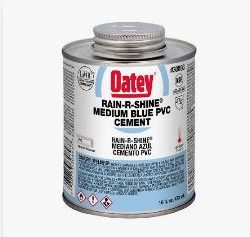Pegamento Cemento azul pvc 1/4 Galon OATEY