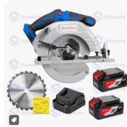 Sierra Circular Inalambrica 20v 4 Amperios DONGCHENG - 2 Baterias