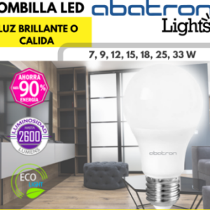 foco led 7w CALIDO ABATRON