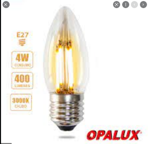 foco led CALIDO vintage c35 4W OPALUX OP-C35F30 E27