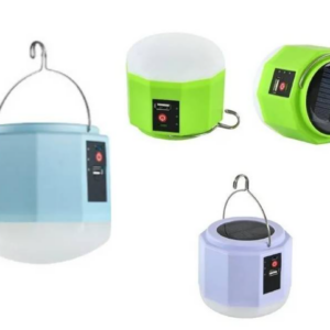 Foco Recargable 30w ALFA solar y electrico 4 modos de iluminación / funciona como cargador para celular