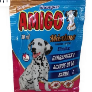 champu shampoo mata pulgas amigo sachet