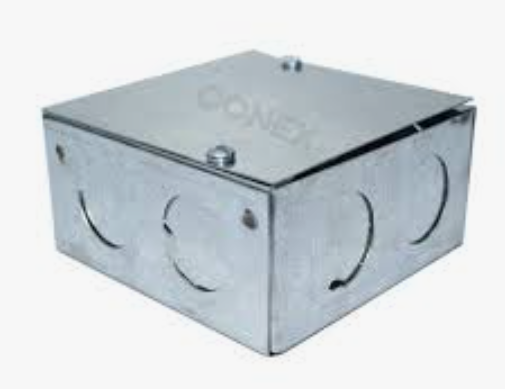 Caja pase metal 8x8 20cmx20cm