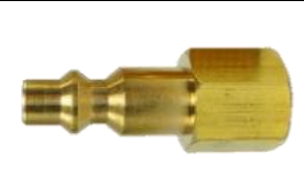 C-850 ACOPLE RAPIDO HEMBRA 1/4 BRONCE