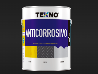 Pintura Esmalte Anticorrosivo 1 Galon TEKNO - Negro