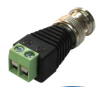 Adaptador BNC Macho Conexion a Bornera para camaras de vigilancia