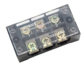 bornera de bakelita 3p 25A TB-2503L conector cables tierra