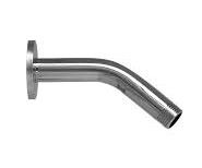 Brazo de ducha acero inoxidable con canopla