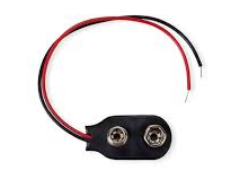 broche cable adaptador para pila bateria 9v miyako NB-2