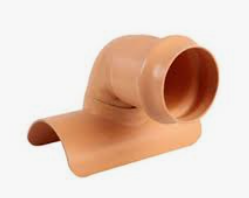 Cachimba Desague De 200 A 160 Con Codo 160 x 45 (6 x 45) SIMPLE Santo Domingo (reduccion 8 a 6)