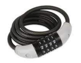 Cadena candado con clave OPALUX 15MM 150CM (para bicicleta o moto)