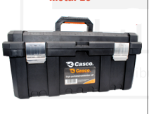 Caja porta herramientas BROCHE METAL 19" PESADA CASCO