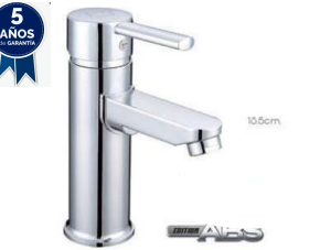 Mezclador Monomando cilindrico de baño de latón y ABS Cromado FERMETAL