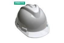 casco protector blanco TRIDENTE