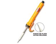 Cautin Takema 30w tipo lapiz con gancho punta de plata 220v NARANJA