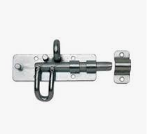 Cerrojo hechizo carcelero zincado 6" no inc. Tornillos
