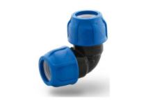 Codo HDPE polietileno 20mm x 20mm (1/2")