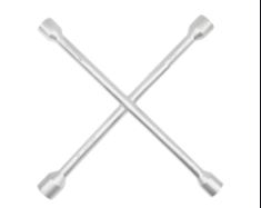 llave cruz carro cromado ferrawyy