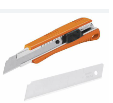 Kit cuter cuchilla reforzado metal 18mm incluye Repuesto