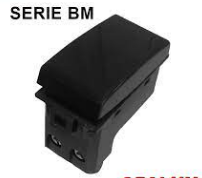 Dado Interruptor NEGRO 10A Opalux BM101.BLK