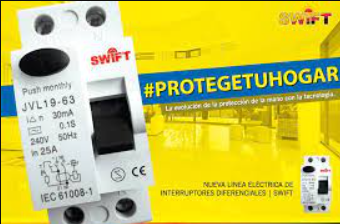 Cuchilla Interruptor DIFERENCIAL 2 x 40 SWIFT