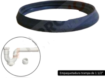 Empaquetadura Conica 1 1/2 para trampa P