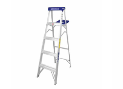 Escalera Tijera Aluminio TIPO III 6 Peldaños TOOLCRAFT