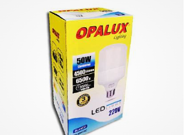 Foco led 50W tipo botella OPALUX Blanco Larga Duracion