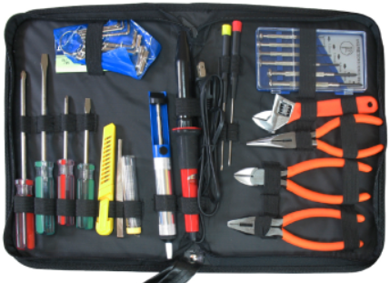 Pack juego de herramientas para electricista 17 Piezas TAKEMA ZD-902