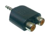 Adaptador Plug Stereo 3.5mm A 2 Jack Rca Plastico
