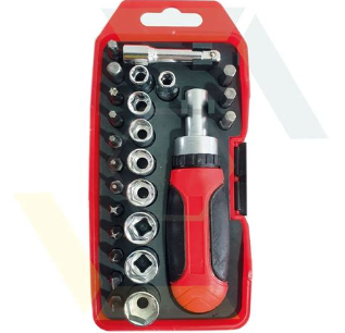 Juego Dados desarmador JL-1062 28 Piezas JIALONG