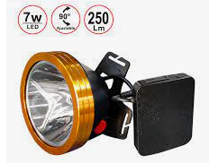 Linterna Led Recargable Frontal 7W 250LM "OPALUX"