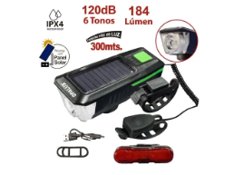 Luz Delantera Multifuncional Y Luz Posterior Con Timbre OPALUX