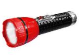 linterna portatil opalux 1 led 0.5w metal 2 pilas